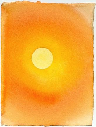 12 (Sun), 14cmx19cm, Watercolour 12 (Sun), 14cmx19cm, Watercolour